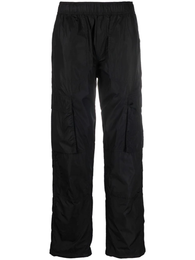 44 Label Group Straight-leg Cargo Trousers In Black