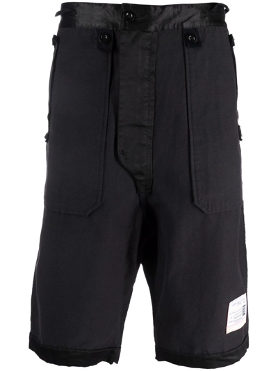 Miharayasuhiro 'inside-out' Bermuda Shorts In Black