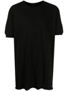 Boris Bidjan Saberi Rear Tape-detail T-shirt In Black