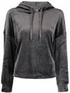 Ugg Belden Velour Hoodie In Black