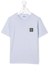 STONE ISLAND JUNIOR CHEST LOGO-PATCH T-SHIRT