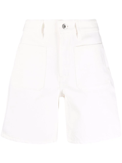 Jil Sander Denim Trouser 22 Shorts - New White Denim Washed