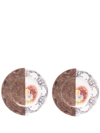 SELETTI HYBRID FRUIT PLATES (SET OF TWO)