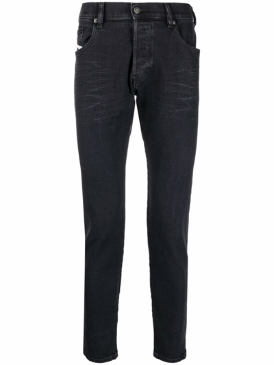 Diesel D-yennox Slim-fit Jeans In Black