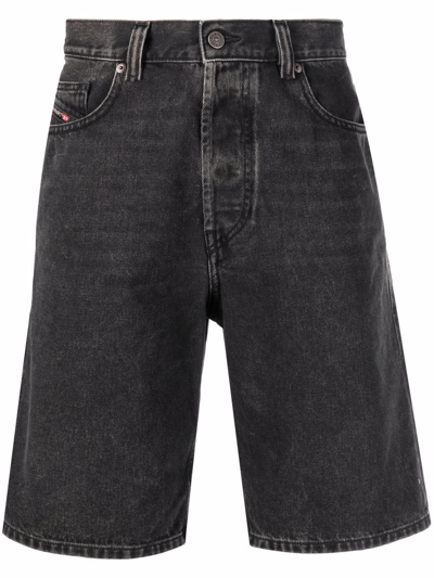 Diesel D-macs Five Pocket Cotton Denim Shorts