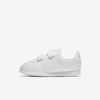Nike Cortez Basic Sl Little Kids' Shoes In White/white/white