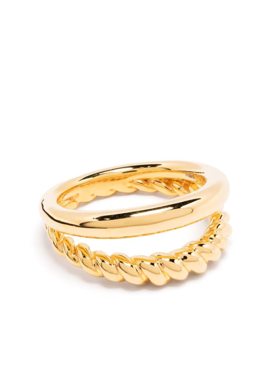 Missoma Radial Double Ring In Gold