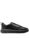 BALLY LACE-UP LEATHER SNEAKERS