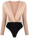 ALCHEMY X LIA ARAM PLUNGE V-NECK BODYSUIT