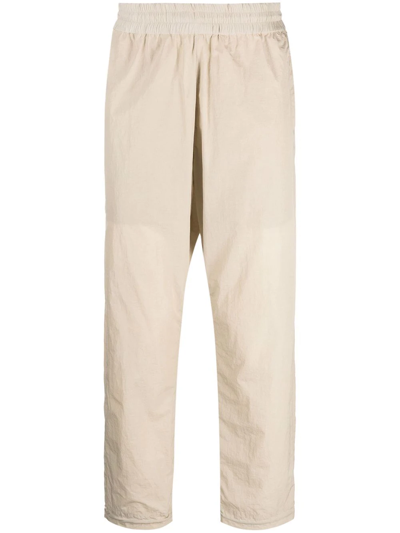 Arnar Mar Jonsson Straight-leg Cropped Track Pants In Nude