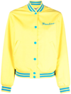 MOSCHINO LOGO-EMBROIDERED BOMBER JACKET