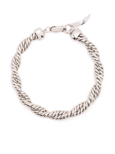 Missoma Marina Double-chain Bracelet In Silber