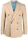 MAURIZIO MIRI DOUBLE-BREASTED WOOL-BLEND BLAZER