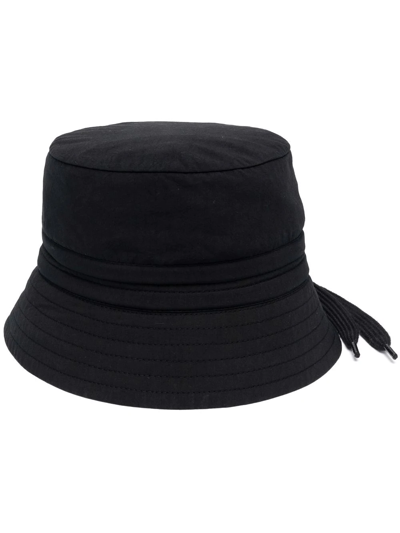 Craig Green Drawstring-detail Bucket Hat In Schwarz
