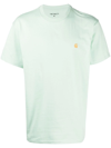 Carhartt Chase Logo-embroidered T-shirt In Green
