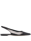 Aeyde Women's Rae Slingback Pointed Toe Flats In Black