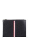 THOM BROWNE MEDIUM DOCUMENT HOLDER WITH ZIP