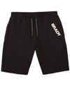 Brady Men's  Black Wordmark Fleece Shorts In Black