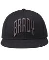 Brady Men's  Black Fitted Hat In Black