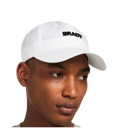 Brady Men's  Gray Adjustable Dad Hat In White