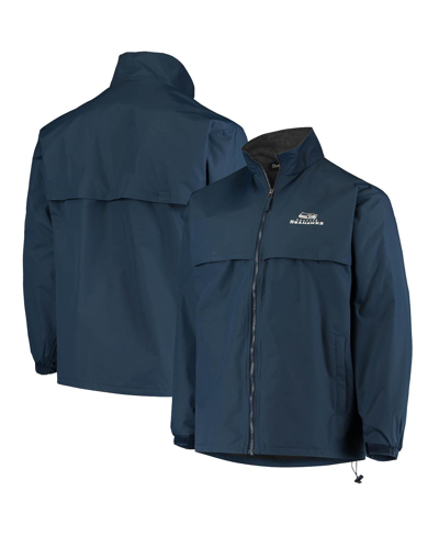 Dunbrooke Men's  Navy Seattle Seahawks Triumph Fleece Full-zip Jacket