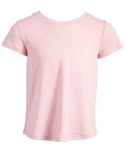 Ideology Kids'  Toddler & Little Girls Scoop-neck T-shirt, Created For Macy's In Rose Shadow