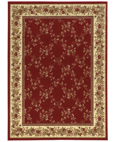 Km Home Closeout!  Pesaro 1590 7'9" X 11' Area Rug In Red