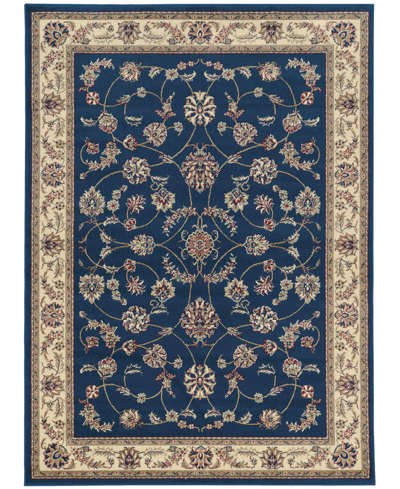 Km Home Closeout!  Pesaro 1596 7'9" X 11' Area Rug In Navy