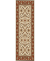 Shop Km Home Closeout!  Pesaro 1592 2'2" X 7'7" Runner Area Rug In Ivory