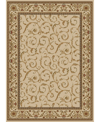 Km Home Closeout!  Pesaro 1599 7'9" X 11' Area Rug In Ivory