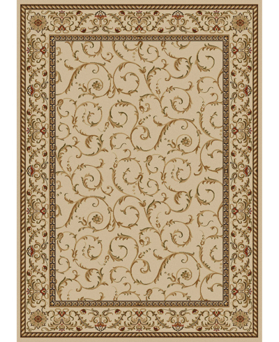 Km Home Closeout!  Pesaro 1599 7'9" X 11' Area Rug In Ivory