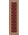Km Home Closeout! Pesaro 1590 2'2" X 7'7" Runner Area Rug In Red