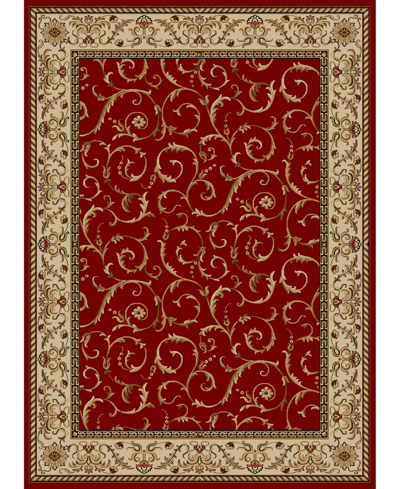 Km Home Closeout!  Pesaro 1599 3'3" X 4'11" Area Rug In Red