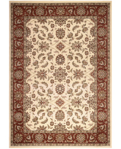Km Home Closeout!  Pesaro 1592 7'9" X 11' Area Rug In Ivory