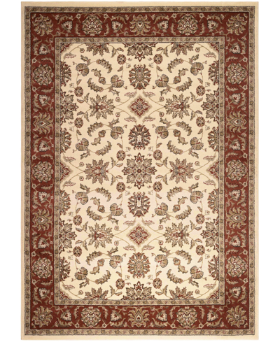 Km Home Closeout!  Pesaro 1592 5'5" X 7'7" Area Rug In Ivory