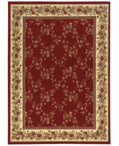 Km Home Closeout! Pesaro 1590 3'3" X 4'11" Area Rug In Red