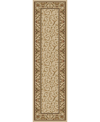 Km Home Closeout!  Pesaro 1599 2'2" X 7'7" Runner Area Rug In Ivory