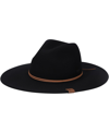 New Era Women's  Black Seattle Seahawks Willow Wide Brim Fedora In Black