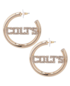 BAUBLEBAR WOMEN'S GOLD INDIANAPOLIS COLTS TEAM HOOP EARRINGS