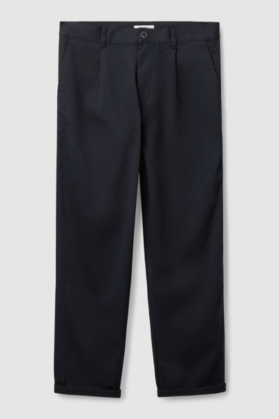 Cos Relaxed-fit Tapered Chinos In Blue