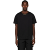 GIVENCHY BLACK CHAIN COLLAR T-SHIRT