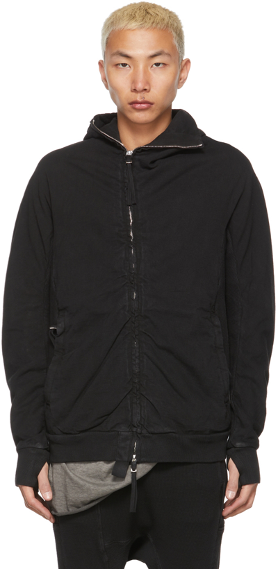 Boris Bidjan Saberi Black Zipper 2 Hoodie