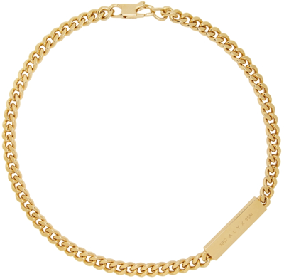 Alyx Gold Thinner Id Necklace In Oro