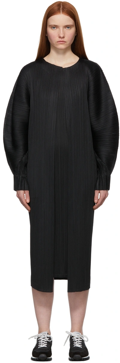 Issey Miyake Black Monthly Colors January Dress