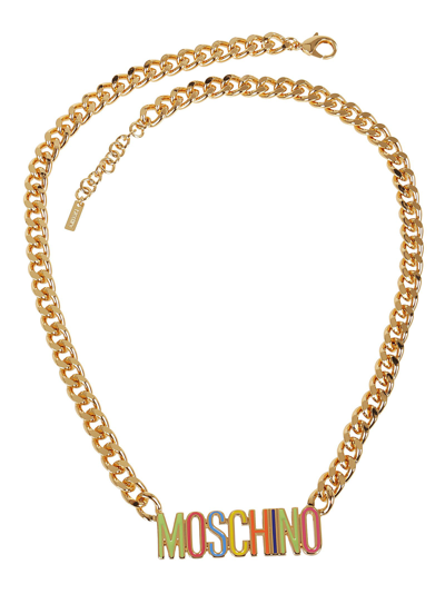 Moschino Bijoux Necklace In Gold