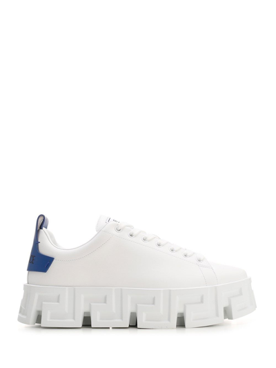 Versace Greca Labyrinth Low-top Sneakers In White