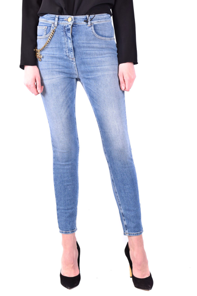 Elisabetta Franchi Womens Blue Cotton Jeans