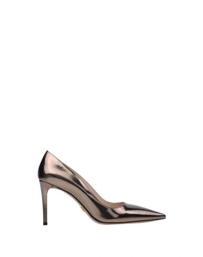 Prada Pointy Toe Pump In Sasso