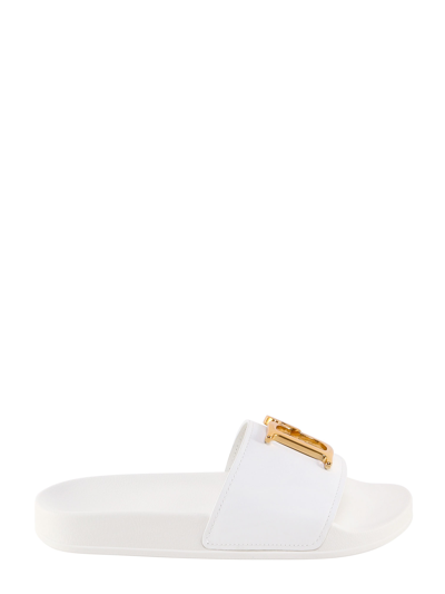 Dsquared2 Rubber Slides - Atterley In White