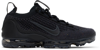 Nike Kids Black Air Vapormax 2021 Fk Big Kids Sneakers In Black/black/black/anthracite